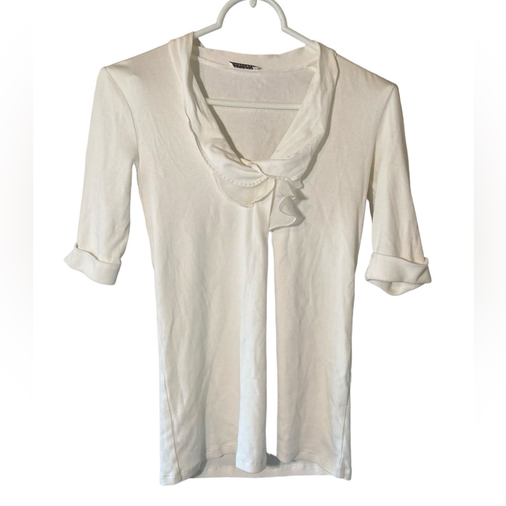 Brunello Cucinelli‎ ivory blouse sz xs